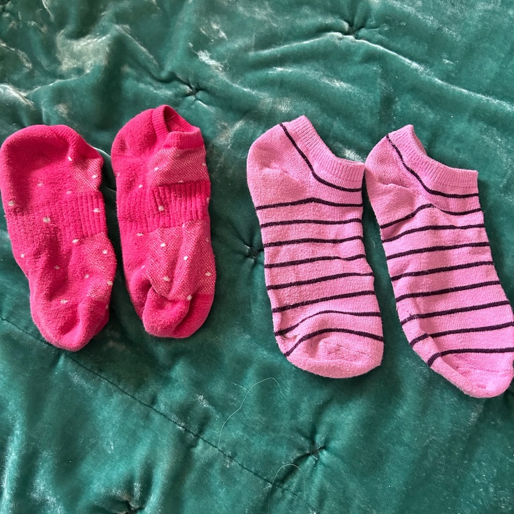 Vibrant Pink Sock Duo